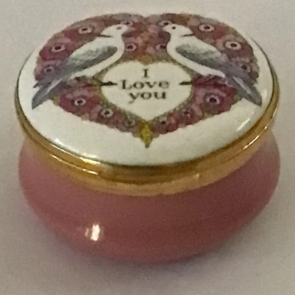 I love Bird Enamel Trinket Box - Picture 4 of 5